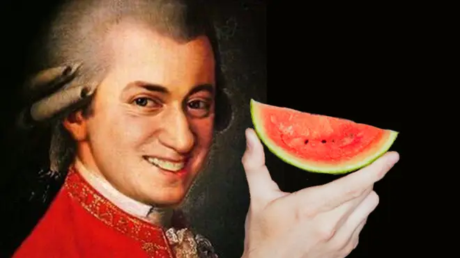 One farmer thinks playing classical music helps his watermelons grow