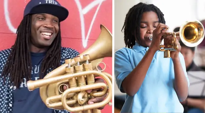 Musician offers kids trumpets in exchange for their guns