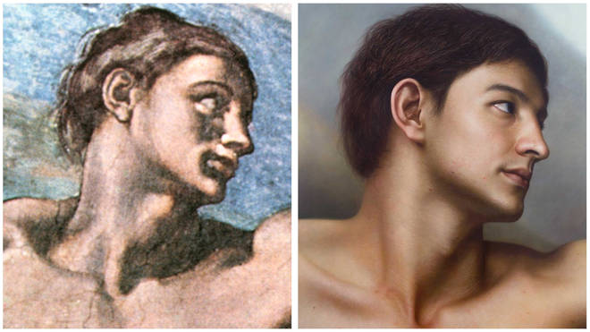 Michelangelo's Adam