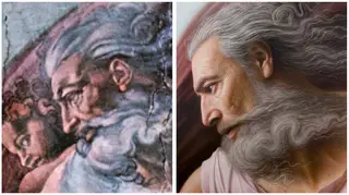 Michelangelo's God