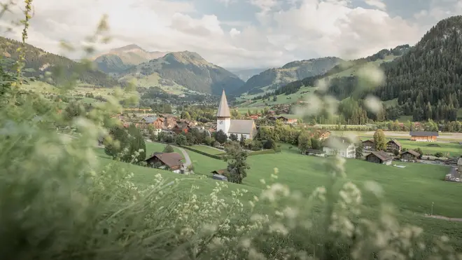 Saanen church, the location of the Gstaad Menuhin Festival & Academy’s Pop-up Festival 2020