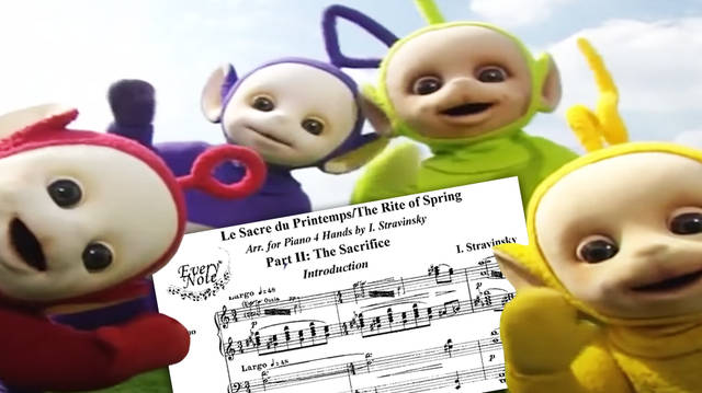 Someone synced the Teletubbies with Stravinsky’s ‘Rite of Spring’