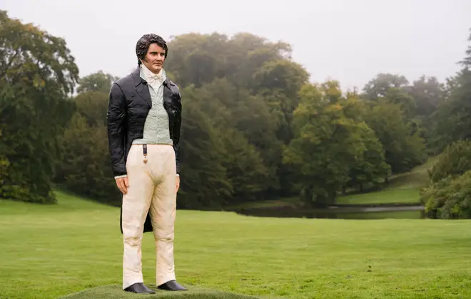 The cake was made to celebrate the 25th anniversary of the Pride and Prejudice TV series