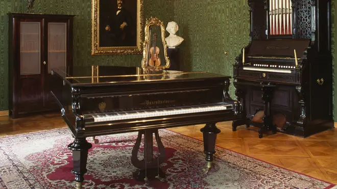 Johann Strauss II's piano