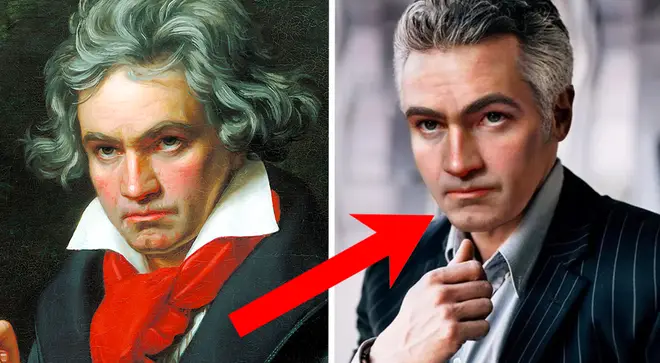 Artist creates digital modern portrait of Beethoven