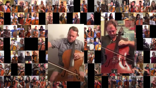 278 cellists play ‘Adagio for Strings’ from 29 countries