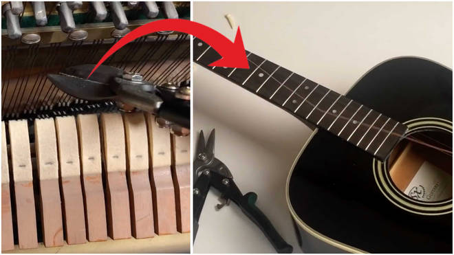 Piano and guitar strings