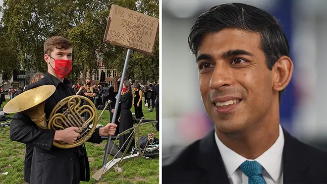 Chancellor Rishi Sunak suggests struggling musicians should retrain and get a new job