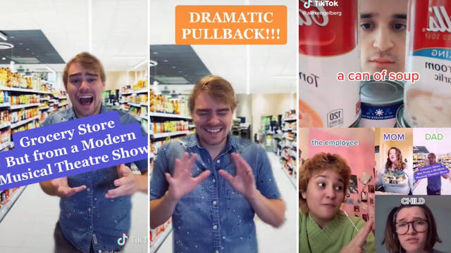 Composer sings original ballad on TikTok and inspires entire musical in a grocery store
