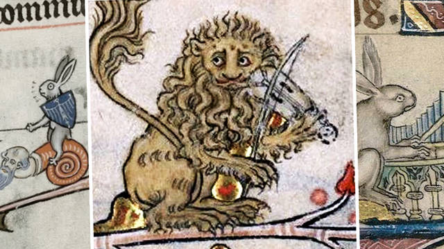 Medieval illustrations of psychedelic animals playing music raise many questions