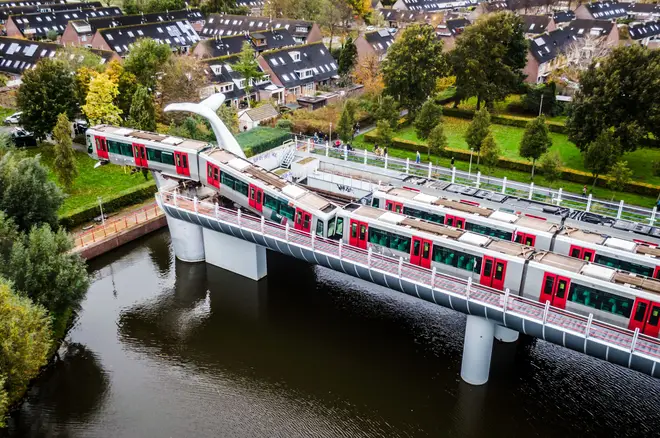 A Dutch metro train, saved from disaster