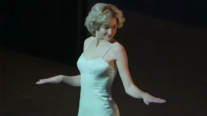 Emma Corrin dances as Diana in Netflix’s The Crown