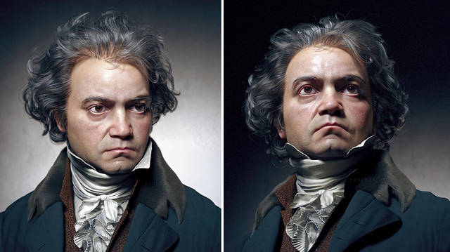 Beethoven's 'real' face?