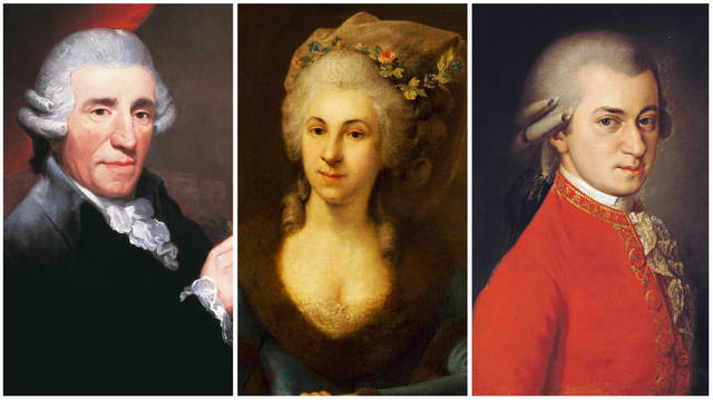 Classical composers: Haydn, Marianna Martines and Mozart