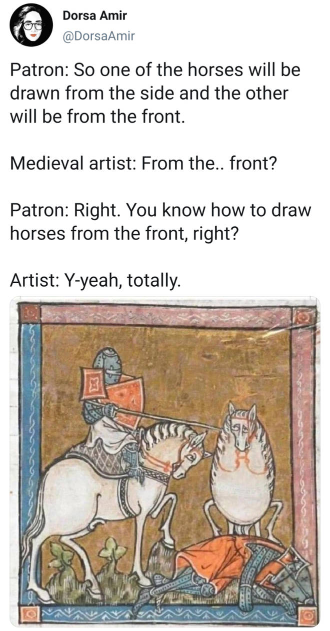 Medieval horse