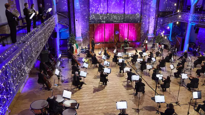 LSO records ‘A Christmas Singalong’ at LSO St Luke’s