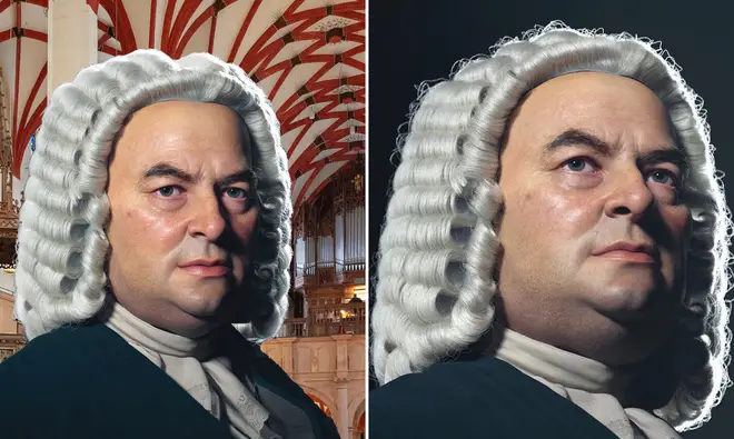 This 3D colourised portrait of Bach is incredibly lifelike