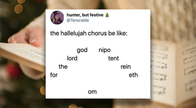 Funny Christmas music tweets