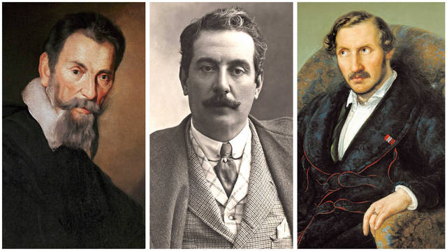 Great opera composers: Monteverdi, Puccini, Donizetti