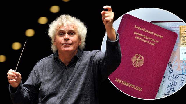 Conductor Sir Simon Rattle applies for German citizenship