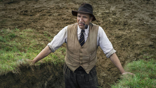 Ralph Fiennes stars as Sutton Hoo excavator Basil Brown
