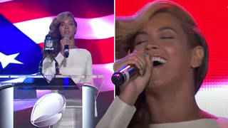 Beyoncé sings the US National Anthem in 2019