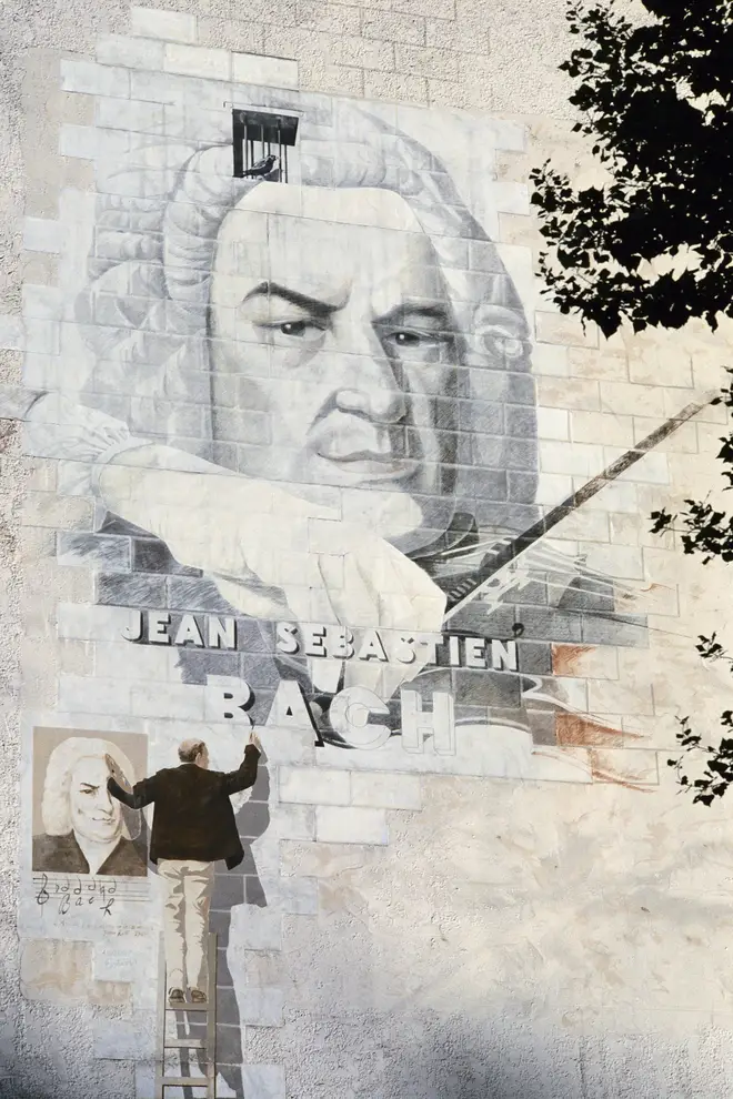 A Mural of Bach in Paris