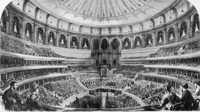 Royal Albert Hall is opened by Queen Victoria