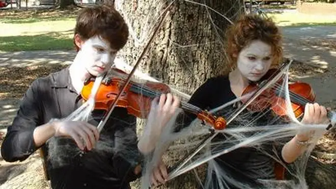 Spooky violins