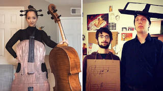 Musicians on Halloween