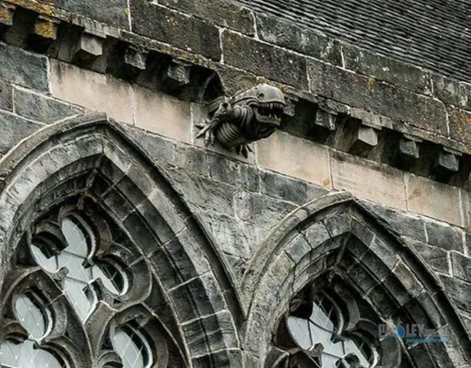 The gargoyle at Paisley Abbey