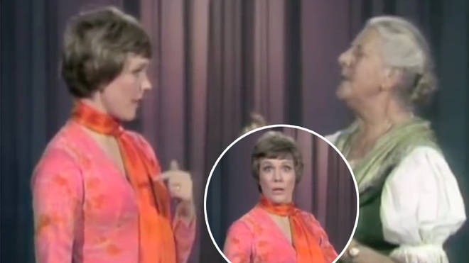 Real-life Maria Von Trapp teaches Julie Andrews how to yodel