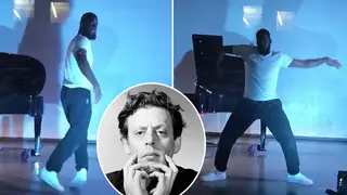 Hip-hop dancer glides to Philip Glass piano music