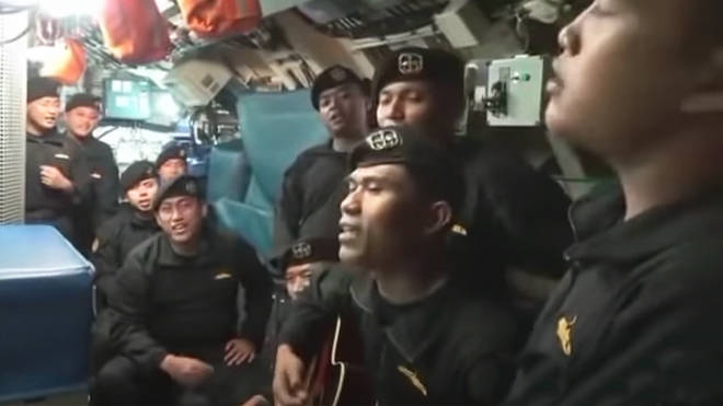 Crew of destroyed Indonesia submarine sing poignant farewell song