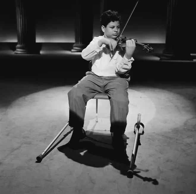 13-year-old Itzhak Perlman on the Ed Sullivan Show