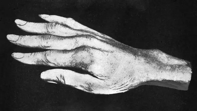 A replica of Paganini's hand