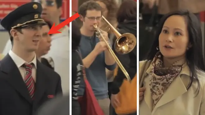 Spectacular Carmina Burana flashmob brings train station to a shuddering halt in blaze of music