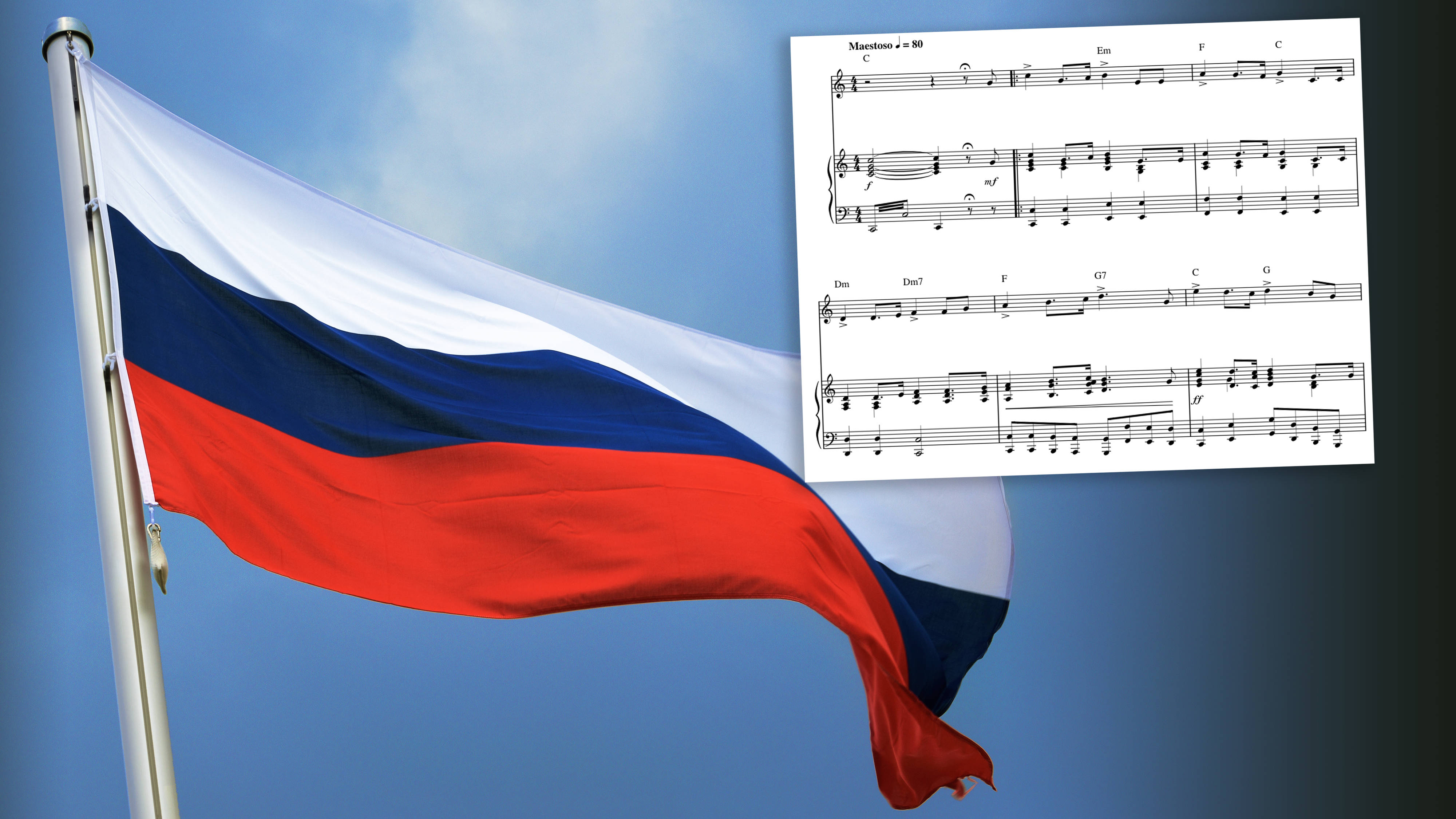 The National Anthem of the Russian Federation. Гимн России на фоне флага. Russian Anthem. USA National Anthem Instrumental.