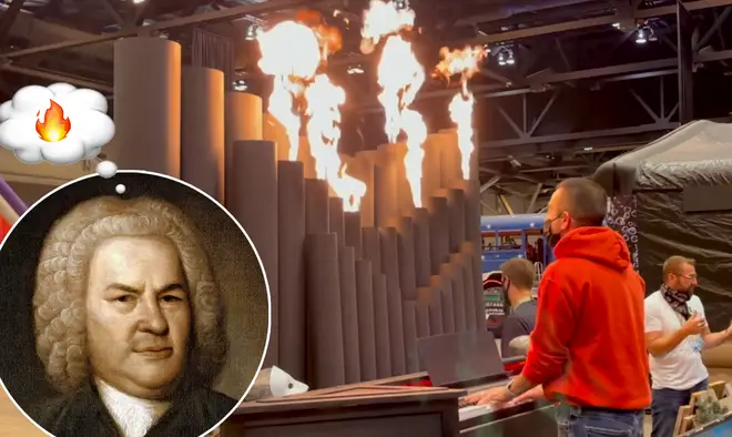 Bach on a fire organ