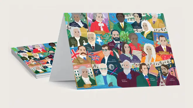 Limited Edition Classic FM ‘Great Composer’ charity cards