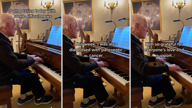 85-year-old viral TikTok pianist diagnosed with cancer