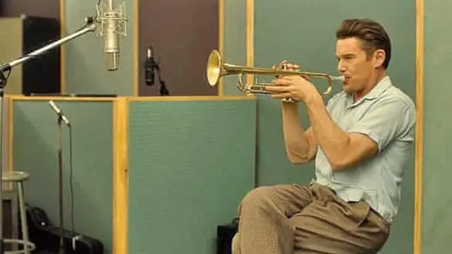 Ethan Hawke plays Chet Baker in Born to be Blue
