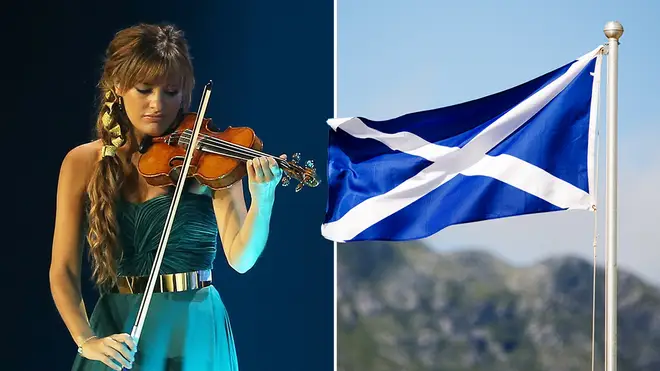 Nicky Benedetti plays Scottish National Anthem at Glasgow Games opening ceremony