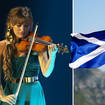 Nicky Benedetti plays Scottish National Anthem at Glasgow Games opening ceremony