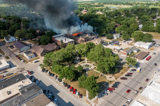 Dobson Pipe Organ Builders fire, Lake City, Iowa