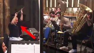 Orchestra interrupts Prokofiev with Star Wars’ ‘Imperial March’, in hilarious prank on conductor