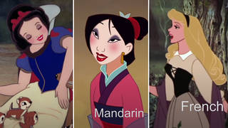 76 Disney characters sing in their native languages