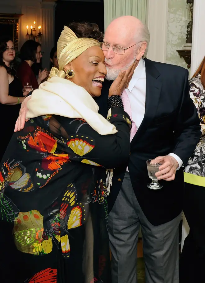 Opera legend Jessye Norman and film maestro John Williams share a moment at Williams’ 80th Birthday Tribute (2012)