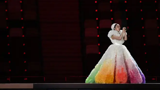 Japanese singer MISIA performed a poignant rendition of her country’s national anthem