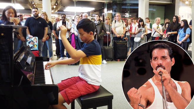 12-year-old virtuoso stuns St Pancras passersby with ‘Bohemian Rhapsody’ piano arrangement